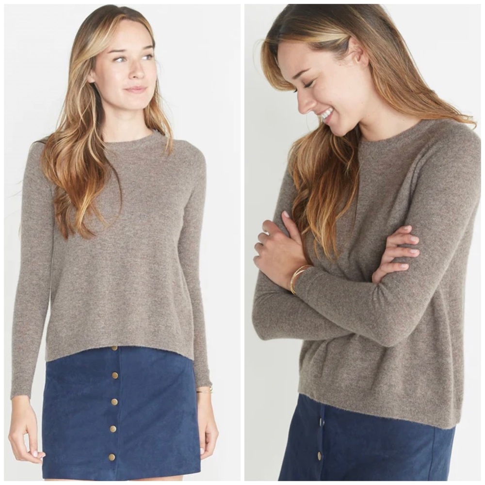 Marine Layer Holly Cashmere Swing Crewneck Sweater